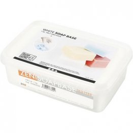 Creativ Company® ZeniSoapBase 1kg, SLS Free - White Soap Base