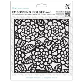 Xcut® Embossing Folder, 6 x 6 - Chrysanthemums