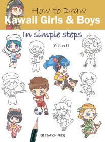 How to Draw - Kawaii Girls & Boys in Simple Steps