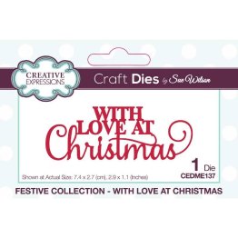 Craft Dies by Sue Wilson© - The Festive Collection - With Love at Christmas