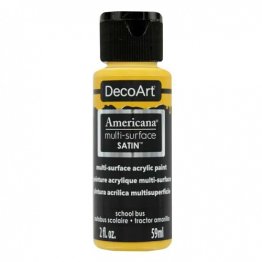 DecoArt® Americana® Multi-Surface Satin (59ml) - School Bus