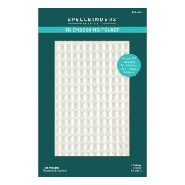 Spellbinders™ 3D Embossing Folder, 5.5" x 8.5" - Tile Mosaic