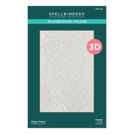 Spellbinders™ 3D Embossing Folder, 5.5" x 8.5" - Flower Frenzy