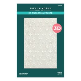 Spellbinders™ 3D Embossing Folder, 5.5" x 8.5" - Tile Reflection