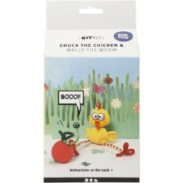 Creotime® Funny Friends DIY Kit - Chuck the Chicken & Wally the Worm
