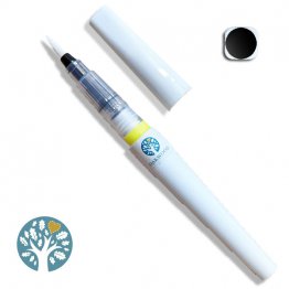 OakWood Archer® Glitter Brush Pen - Black