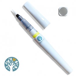 OakWood Archer® Glitter Brush Pen - Silver