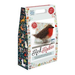 The Crafty Kit Company® British Birds Red Robin Needle Felting Craft Kit