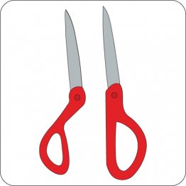 Cuttlebug® Single 2x2 Die - Scissors