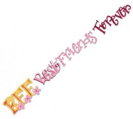 Sizzix Sizzlits® Decorative Strip Die - Phrase, Best Friends Forever by MaMBI