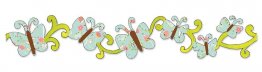 Sizzix Sizzlits® Decorative Strip Die - Butterflies & Vines by Dena Designs