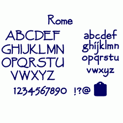 Go-Kreate Alphabet Die - Rome
