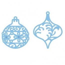 Marianne D® Creatables Die Set 2pk - Christmas Ornaments, Bauble & Teardrop