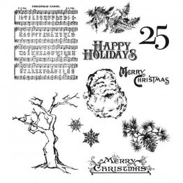 Tim Holtz® Cling Mounted Stamp Collection - Mini Holidays 3