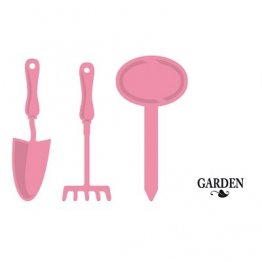 Marianne D® Collectables Die Set (w/Stamp)  3pk - Gardening Tools