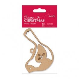 DoCrafts® Create Christmas Collection - Wood Shapes, Robin