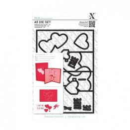 Xcut® Die Set (11 pcs) - Pop-up Card, Love