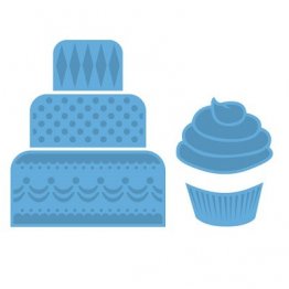 Marianne D® Creatables Die Set 3pk - Cupcake & Celebration Cake