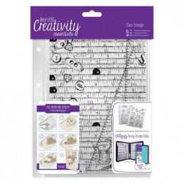DoCrafts® Creativity Essentials Stamp Collection - A5 Clear Background Stamp Set (1pc), Haberdashery