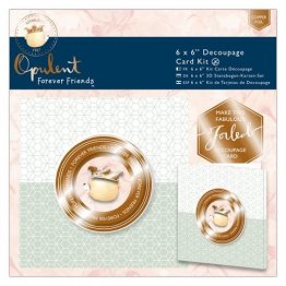 DoCrafts® Opulent Forever Friends™ Collection - 6 x 6 Decoupage Card Kit