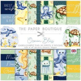 Creative Worlds of Crafts™ The Paper Boutique, Ocean Bliss Collection - Embellishment Pad