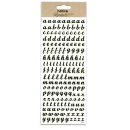 Habico® Signature Range - Foiled Stickers, Alphabet Lowercase (Gold)