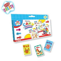 Kids Create® Travel Card Games - 3 pack