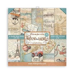 Stamperia© Mini Scrapbooking Pad, 8 x 8 - Around the World