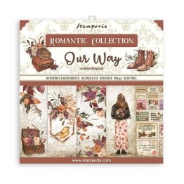 Stamperia® Mini Scrapbooking Pad, 8 x 8 - Romantic Collection, Our Way