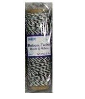 Creative Expressions Bakers Twine Black & White 1 roll x 50yds