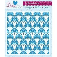 8in x 8in Embossalicious™ Embossing Folder by Crafter's Companion™ - Regency Damask