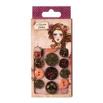 Santoro® Willow Collection - Wooden Embellishments, Buttons