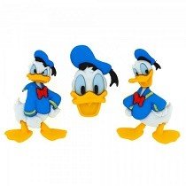 Dress It Up® Buttons Disney® Range - Donald Duck (3pcs)