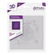 Crafter's Companion™ Gemini™ 6 x 6 3D Embossing Folder - Yuletide Decoration