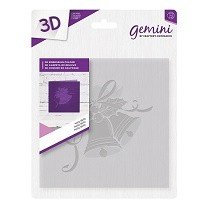 Crafter's Companion™ Gemini™ 6 x 6 3D Embossing Folder - Holly Bells