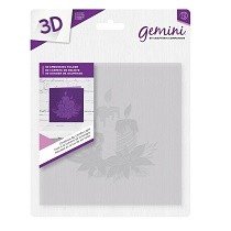 Crafter's Companion™ Gemini™ 6 x 6 3D Embossing Folder - Christmas by Candle Light