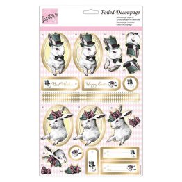 Anita's® Foiled Decoupage Sheet - A Victorian Easter