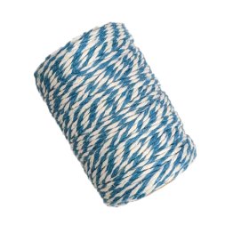 Everyday Craft Bakers Striped Twine (50 mtrs) - Blue & White