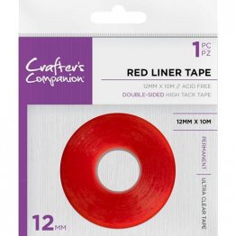 Crafter's Companion Red Liner Double Sided Tape - 12mm (10mtrs)