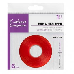 Crafter's Companion Red Liner Double Sided Tape - 6mm (10mtrs)