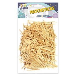 Craft Planet® Matchsticks (approx. 500, 50g) - Natural