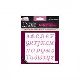 Die'sire™ Classiques, Only Words - Alphabet, Decorative - 1 inch Uppercase