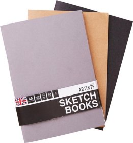 Docrafts®Artiste A5 Sketchbooks - 3pk
