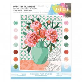 Docrafts®Artiste Paint by Numbers Set - A Beautiful Bouquet