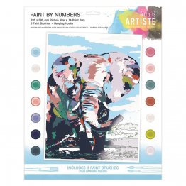 Docrafts®Artiste Paint by Numbers Set - The Noble Elephant