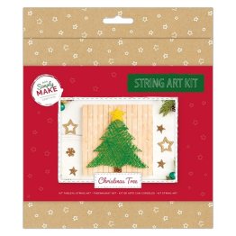 Docrafts® Simply Make Craft Kit - Christmas Tree String Art Kit
