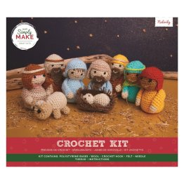 Docrafts® Simply Make Craft Kit - Nativity Crochet Kit
