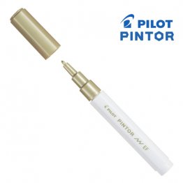 Pilot Pintor© Pigment Ink Paint Marker, Extra Fine Nib - Gold