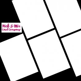 Pick & Mix Card Company© A4 (5pk) - Mint Fondant White