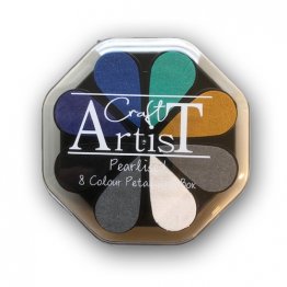 Craft Artist® Pigment Ink Petals (8 Colours) - Moonlight Pearl